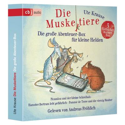 Die Muskeltiere - Die große Abenteuer-Box für kleine Helden - Ute Krause, CD, 9783837158717