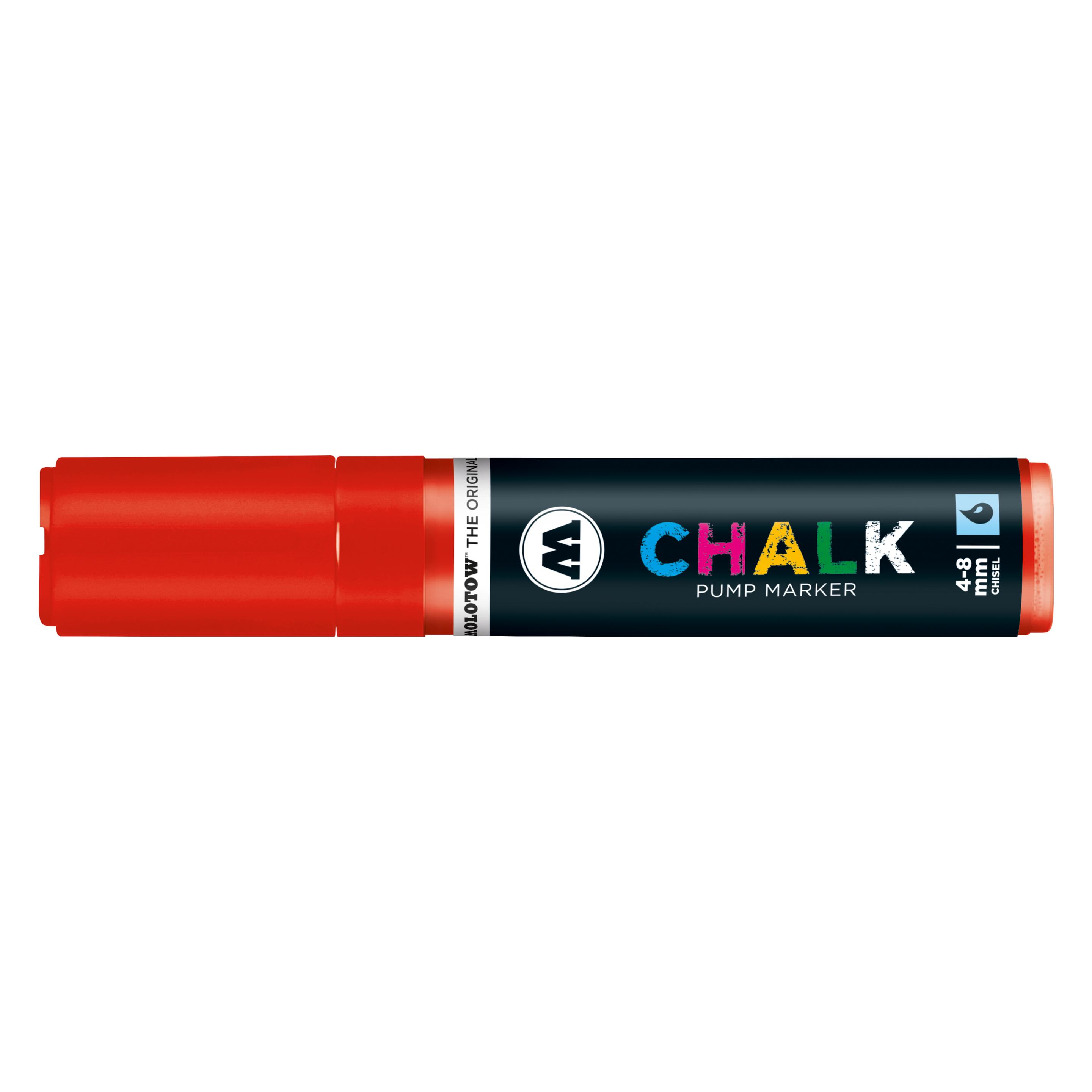 Molotow Windowmarker Chalk nachfüllbar 4-8mm rot (1x) (MO328003)