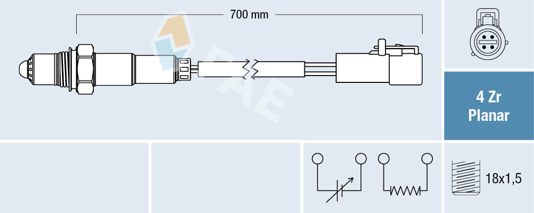 Fae Lambdasonde 77615 Für Ford