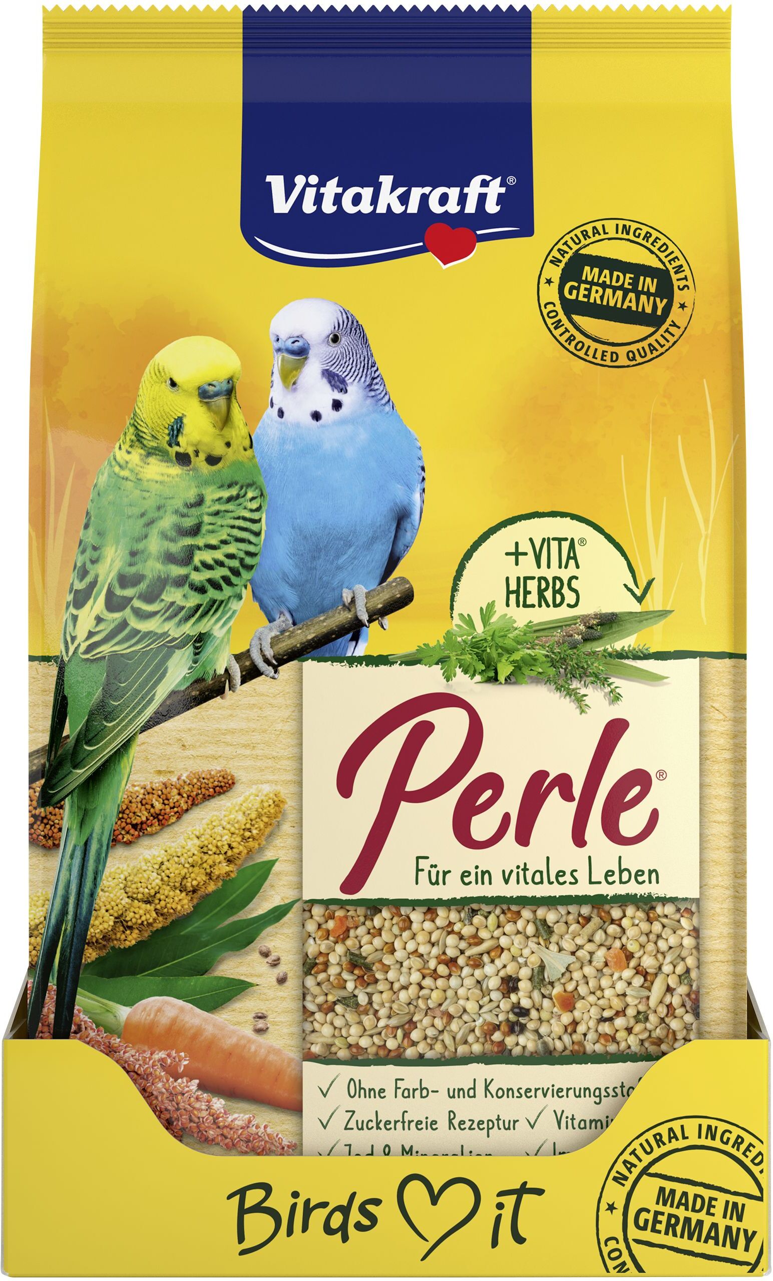 Vitakraft - Menu Sittich Perle® for budgies 1kg