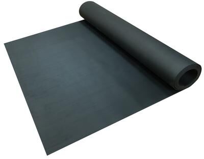"Rubber-Cal ""Fine-Ribbed"" Thermoplastic Flooring"