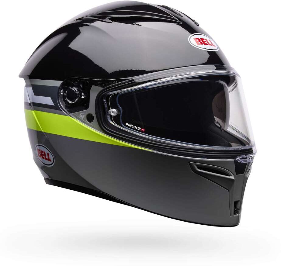 Casco Moto Bell LITHIUM MOTION Grigio Verde taglia XL