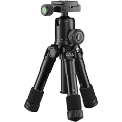 Mantona Kaleido Mini Tischstativ in Night Black