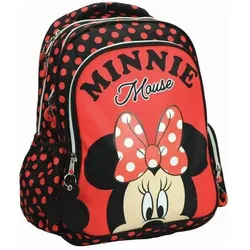 Disney, Kindergartentasche, Minnie Red Dots Schultasche, Tasche 42 cm