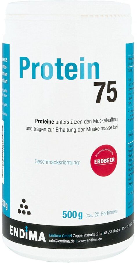 Protein 75 Erdbeer Pulver