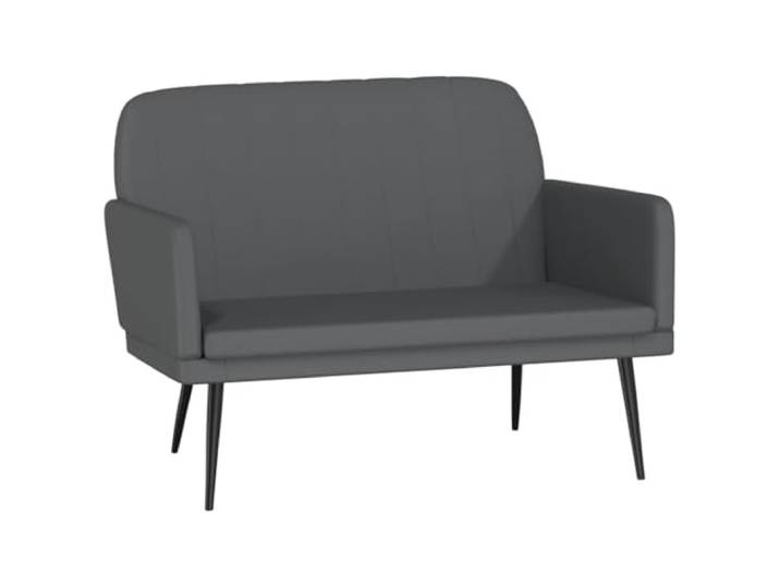 KTHLBRH Sitzbank Grau 107 x 80 x 81 cm aus Kunstleder Kunstleder 60% PU, Metallgestell, Sitzfläche 95 cm, Schaumstoff, einfache Montage