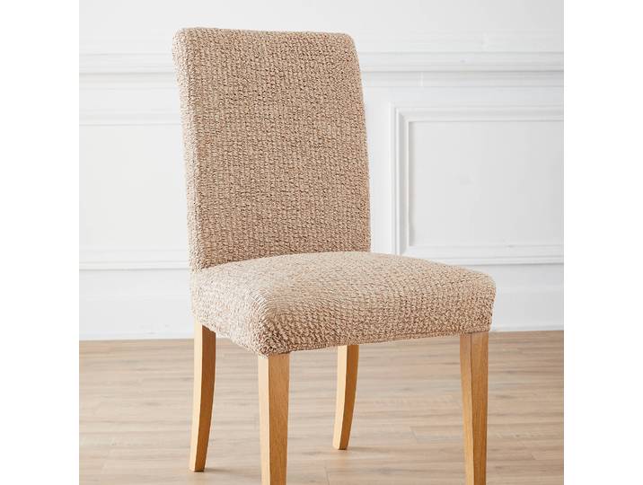 Housse microfibre bi-extensible gaufrée spéciale chaise - Blancheporte
