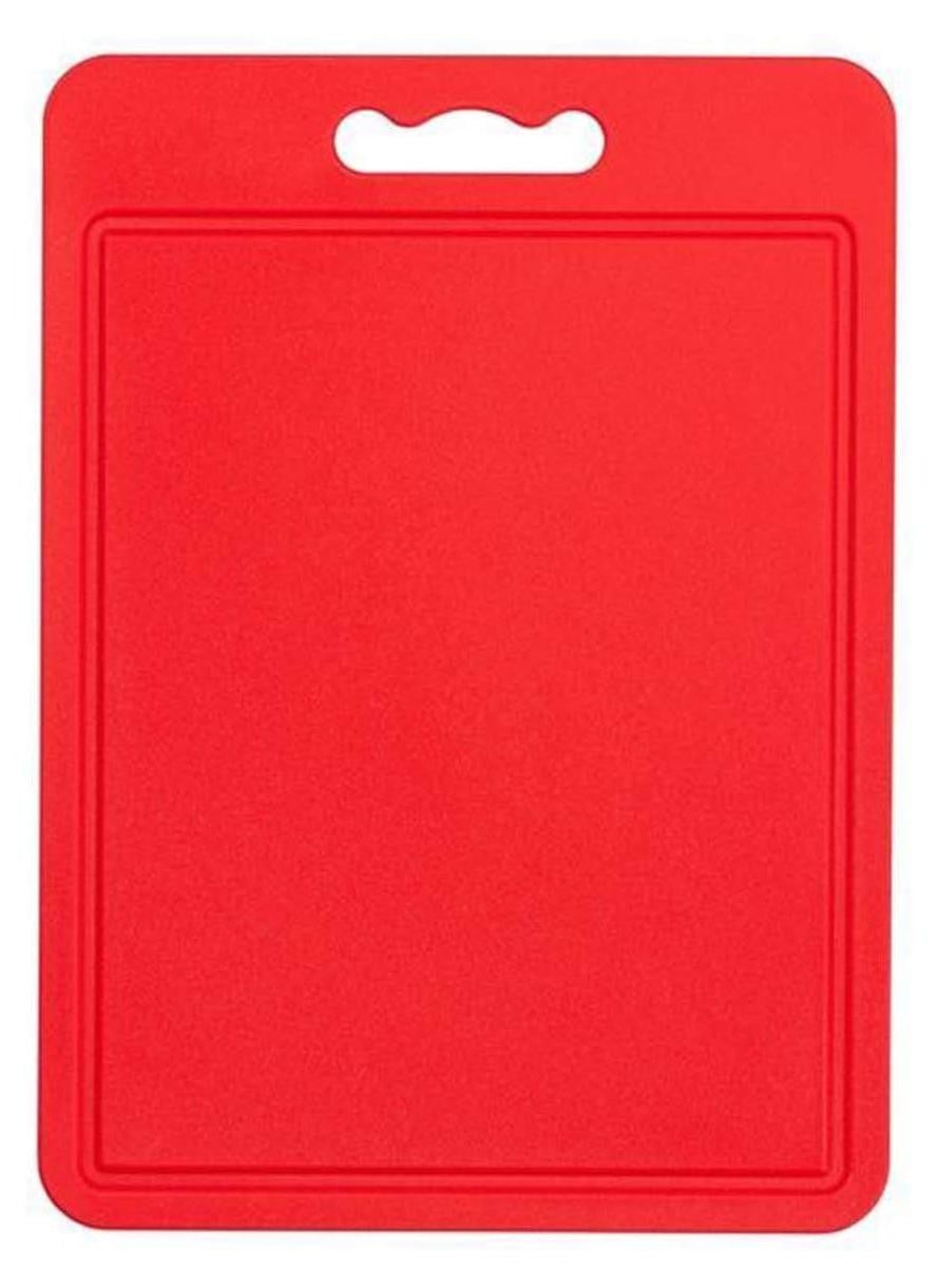 Dripio Polyethyleen snijplank met antislip, vaatwasmachinebestendig, Rood, 35 x 25 cm