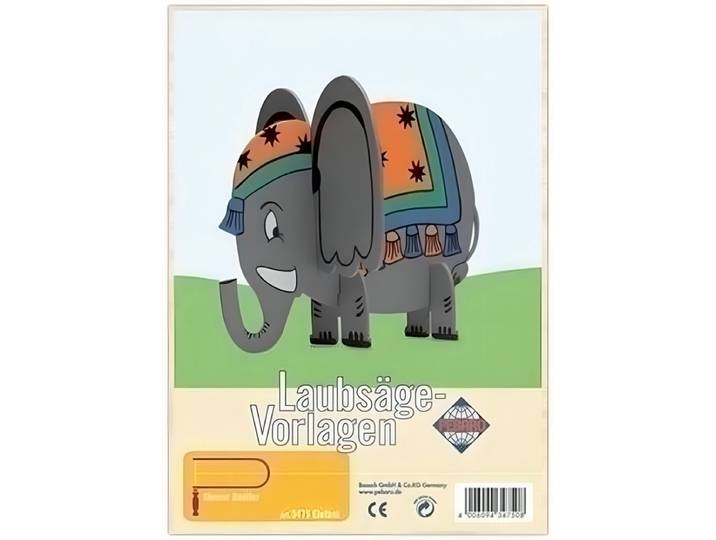 Pebaro Figuurzaag plaat Olifant A4