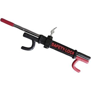 HP-Autozubehör Lenkradkralle 10290, Safty-Lock, 27 - 36 cm Lenkraddurchmesser, mit Schlüssel
