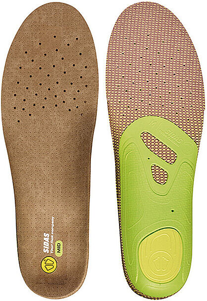 SIDAS 3Feet Outdoor Mid Einlagen braun   44/45 B