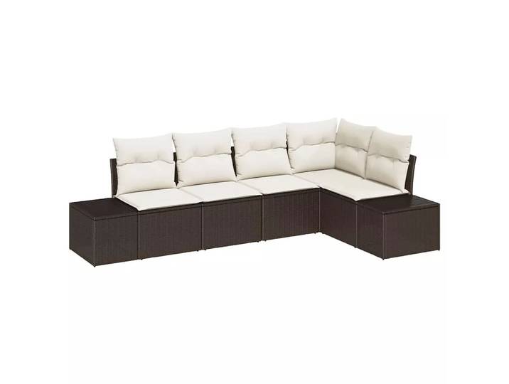 VidaXL - Outdoor-sofa poly-rattan, One Size, Multicolor