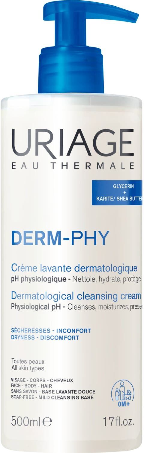 URIAGE Derm-Phy Crema Limpiadora Dermatológica 500 ml