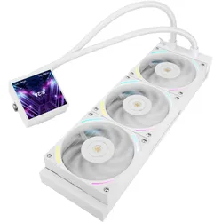 Thermalright Kit Watercooling AIO Hyper Vision RGB - 360mm (Blanc), CPU Wasserkühler, Weiss