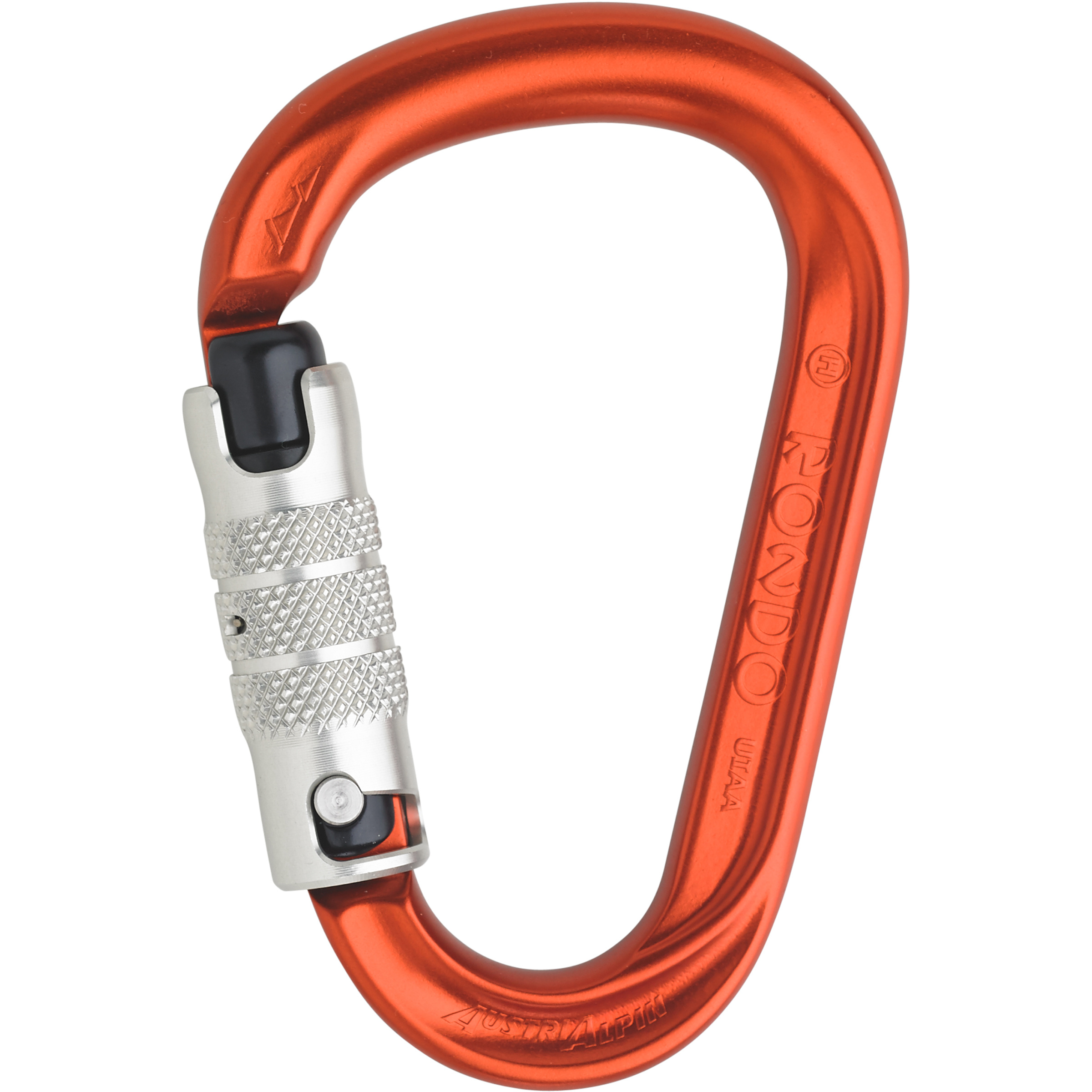 Austrialpin HMS Rondo 3-Way ID Karabiner Karabiner rot Alpinklettern | Sportklettern