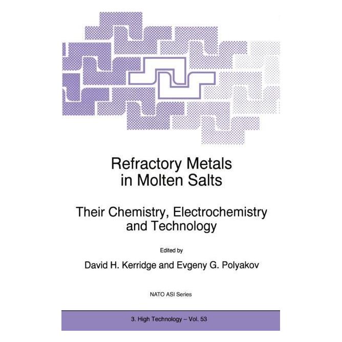 Springer Refractory Metals in Molten Salts (Englisch, Softcover, D. H. Kerridge, Evgeny G. Polyakov) (55379661)