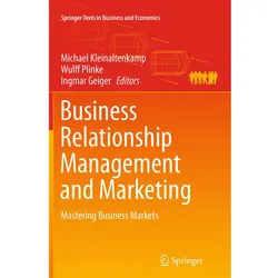 Business Relationship Management and Marketing, Fachbücher
