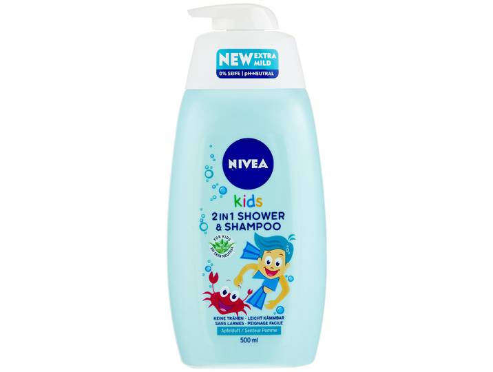 Nivea Kids 2in1 Shower & Shampoo Apfelduft