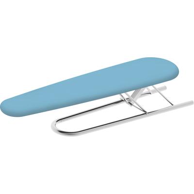 Ärmelbrett BISCHOF COLOMBO "Blue", bunt (silberfarben, blau), Bügelbretter, Baumwolle/Stahl, zusammenklappbar
