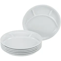 Fondueteller (D 27 cm) - weiß - D 27 cm