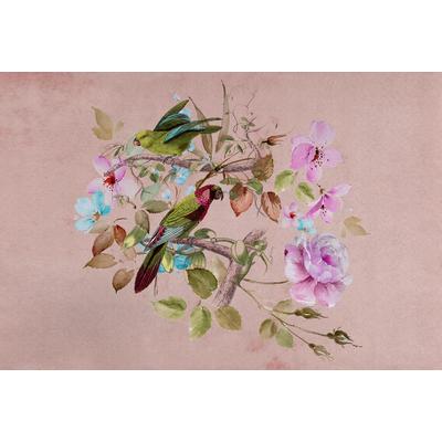 Fototapete LIVING WALLS "Walls by Patel Love Nest", rosa, B:4m L:2,7m, Vlies, Tapeten, Vlies, Wand