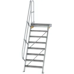 Munk Treppe mit Plattform 60° Stufenbreite 800 mm - 600388