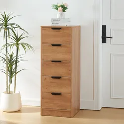 Kommode Varkaus 90x70x40 cm Eichenoptik [en.casa]