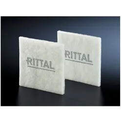 Rittal Filtermatte SK 3171100, 173x173x17mm, Chemiefaser, Weiß 3171100