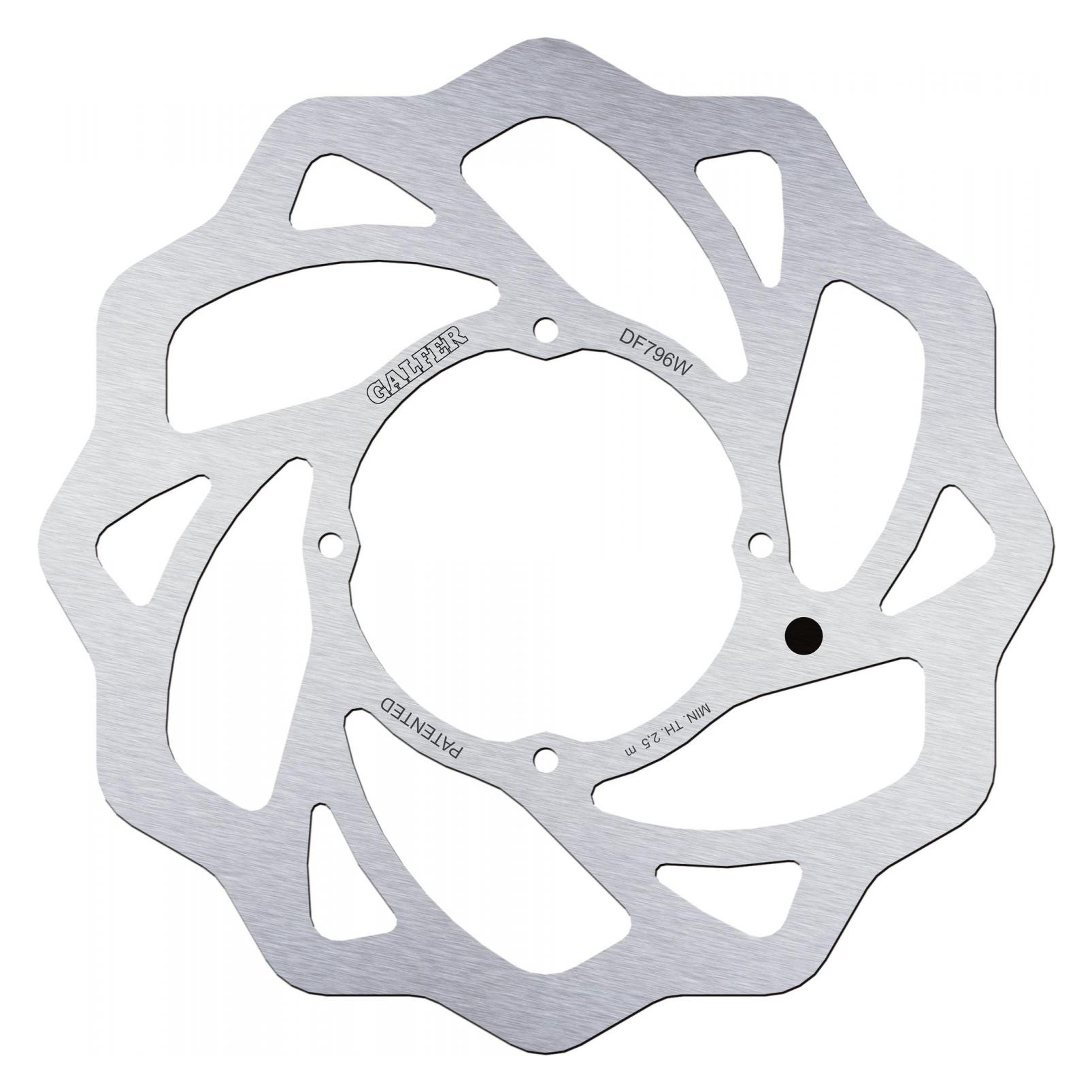 Galfer Bike Bremsscheibe Galfer Wave starr DF796W 260 x 3mm vorne (260 mm) (DF796W)