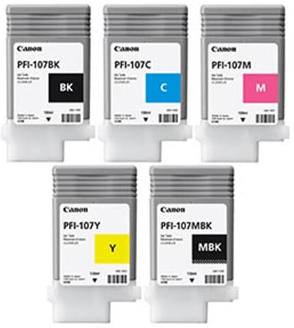 Canon PFI-107 Pack 5 colores