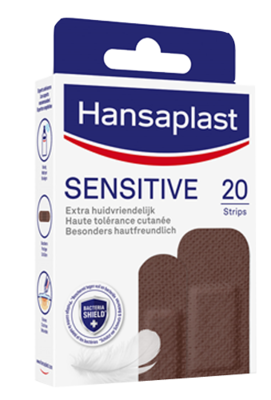 Beiersdorf AG HANSAPLAST Sensitive Pflasterstrips hautton dark 20 St 17441978