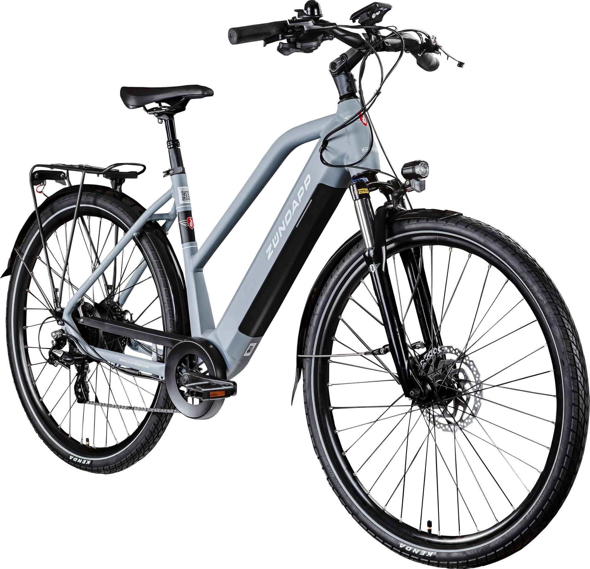 Zündapp Z810 E Bike Trekkingrad 28 Zoll 550 Wh grau