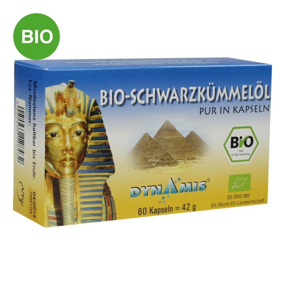 Dynamis Gesundheitsprod.Vertr.GmbH Dynamis Ägyptisches Schwarzkümmelöl Bio PUR Kapseln 01050017
