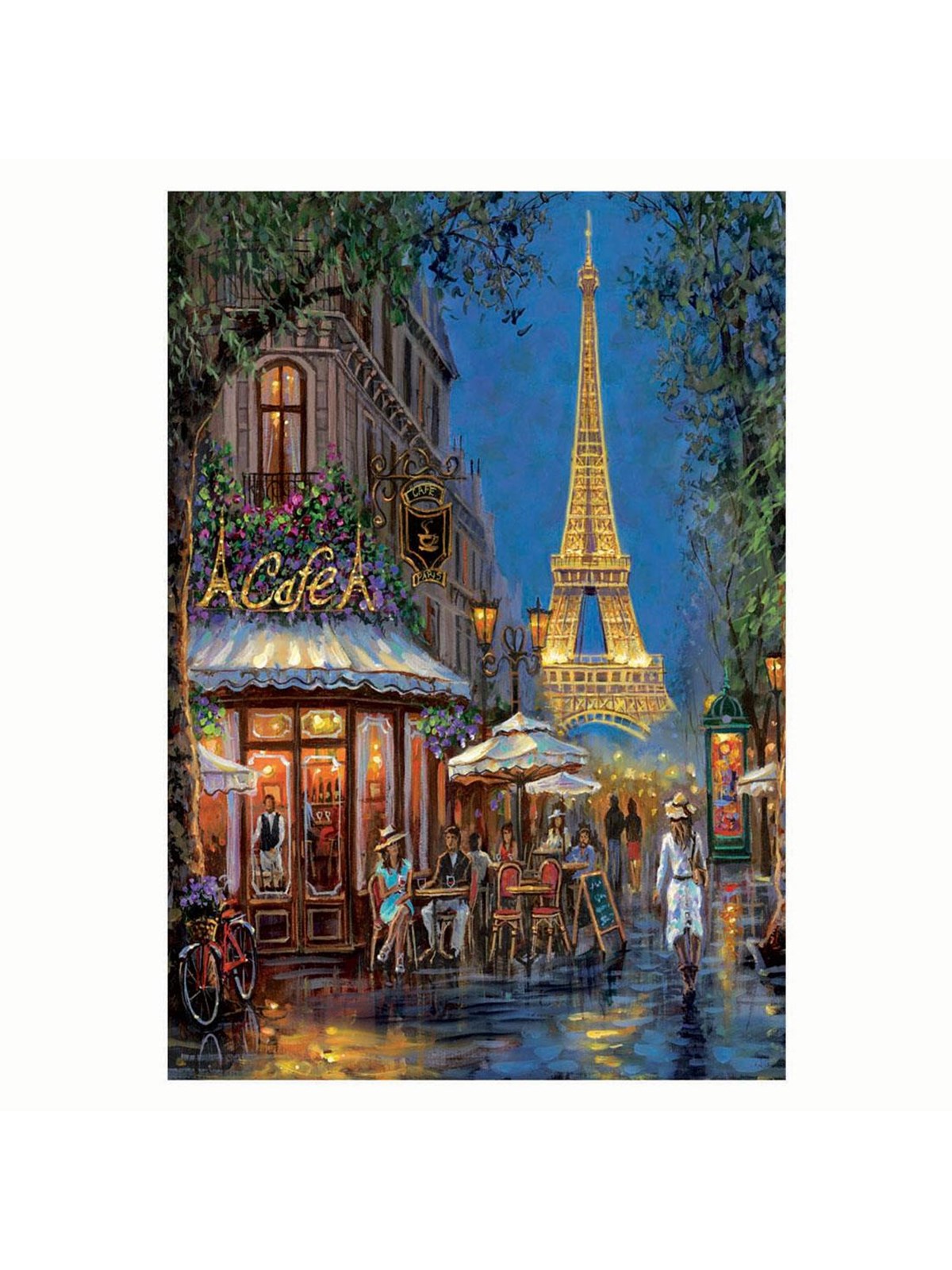 Clementoni Puzzle HQC Night at The Eiffel Café, 500-teilig 2D Puzzles