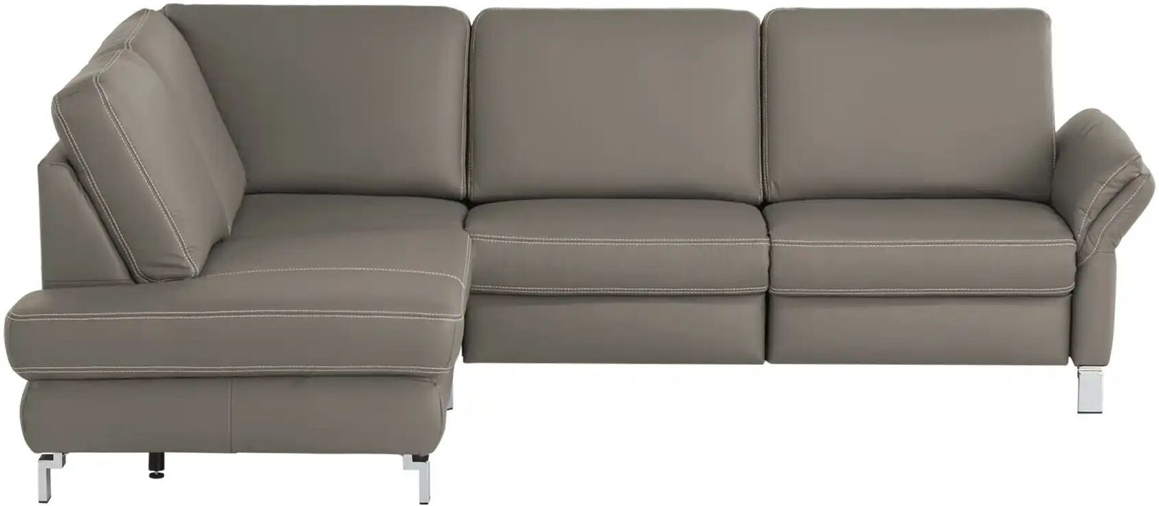 medium Ecksofa  Medium Plus ¦ grau ¦ Maße (cm): B: 265 H: 89 T: 200.0