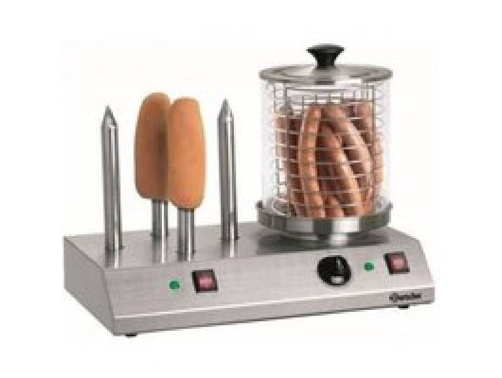 Appareil à Hot Dog - Bartscher - 4 Plots - Acier Inoxydable - Température Réglable - 0 96 kW