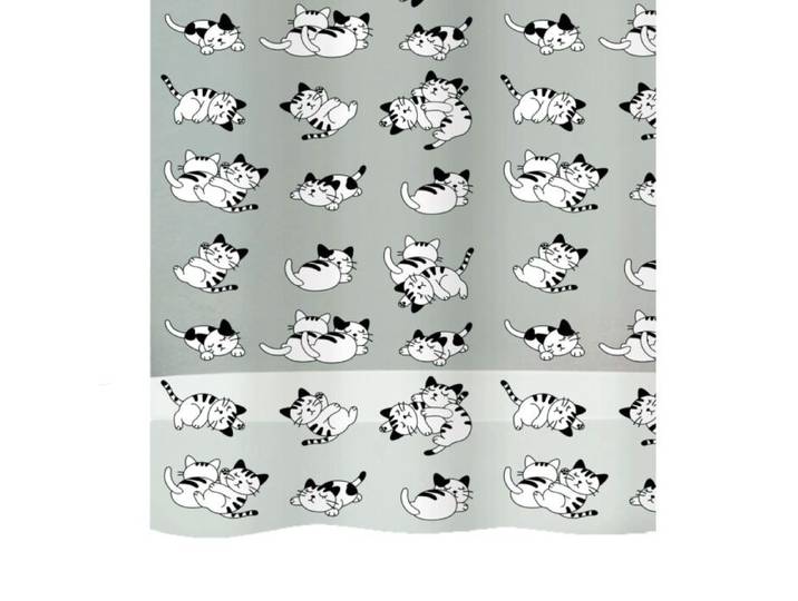 diaqua Duschvorhang Cat Peva im Katzen-Design