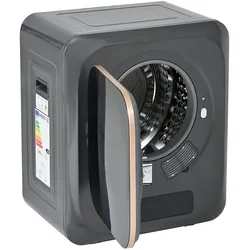 Wäschetrockner Wandmontage 3/4 kg 850 W 6 Programme UV-Desinfektion Überhitzungsschutz in Grau 60x70x20 cm für effiziente und platzsparende Trocknung
