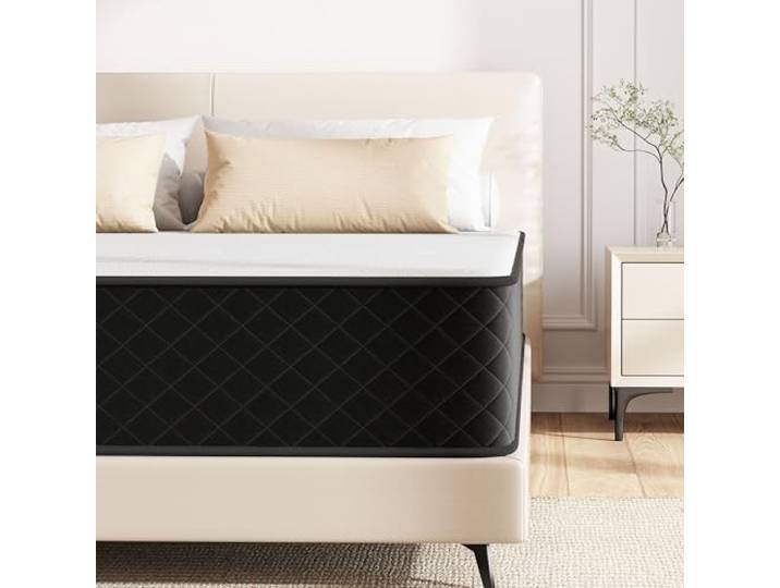 Matoresu Matratze 120x200 H4 mit Öko-Tex Ertifiziert für höheres Körpergewicht & Rückenschmerzen Linderung, 7-Zone Taschenfederkernmatratze mit Memory Foam, Höhe 25cm