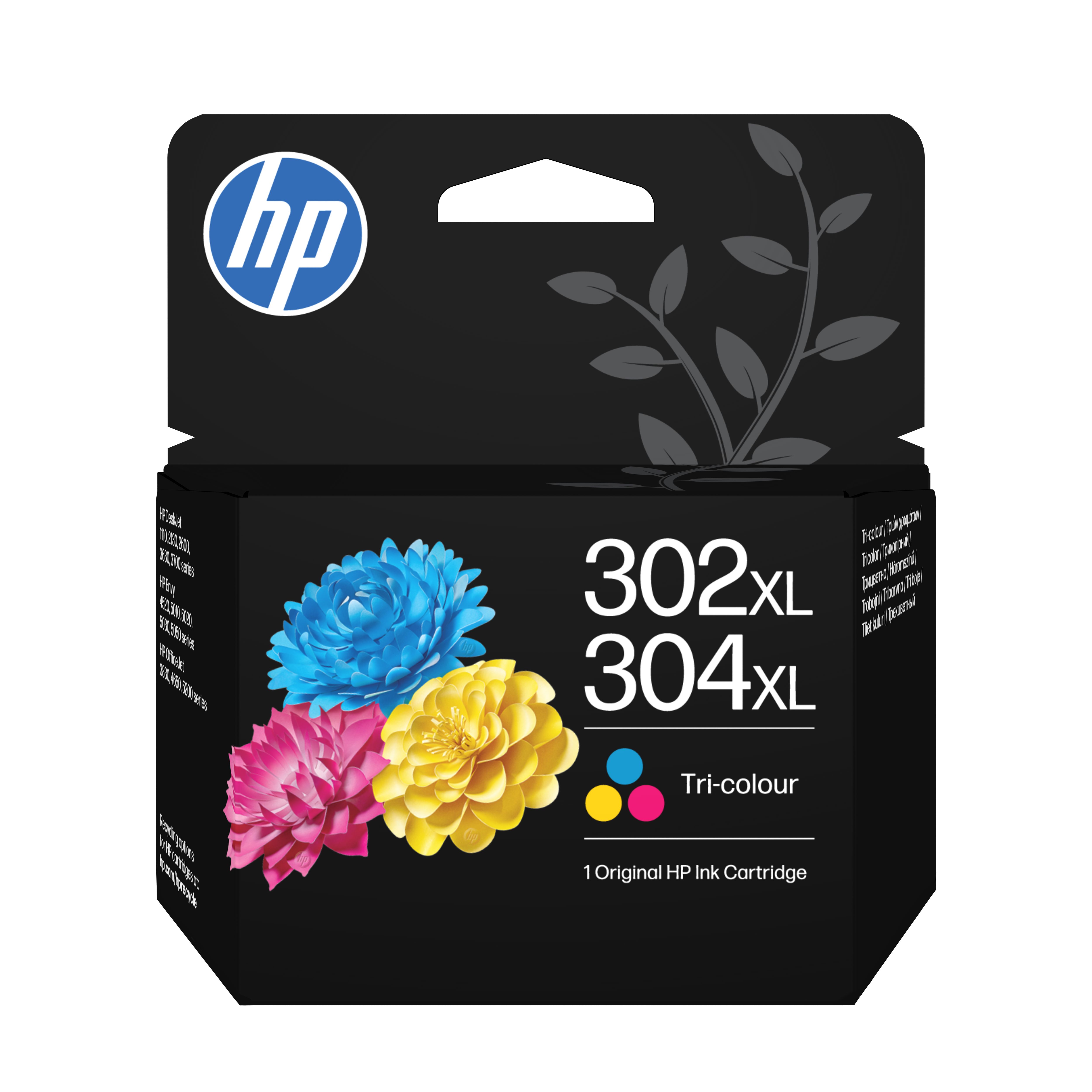 HP Nr.302XL/304XL originale Druckerpatronen Cyan, Magenta, Gelb B7RT8AE
