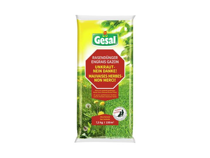 Gesal Rasendünger Unkraut-Nein Danke 7.5 kg 150 m²