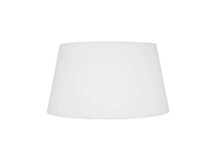Abat-jour tambour pour lampe tissu blanc