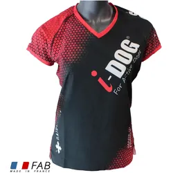i-DOG, Damen, Velotrikot, Ripstretch Dry Raidlight (M), Schwarz, M