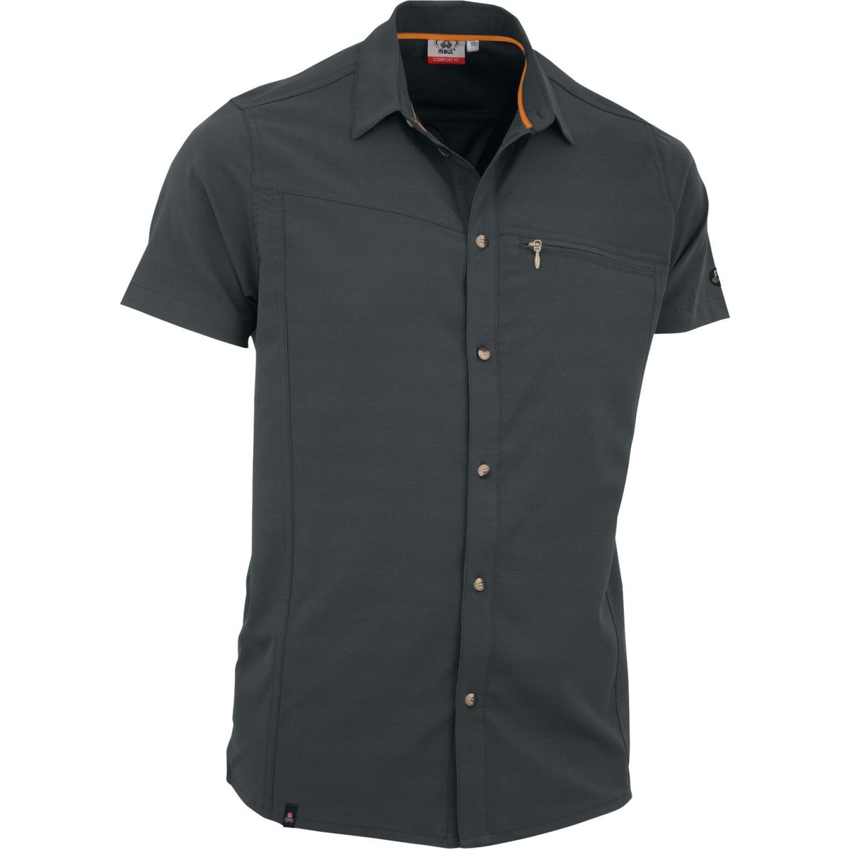 MAUL Sport Lechnerkopf - 1/2 Hemd elas. dark grey (10) 54 4731100403-10-54