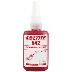 LOCTITE 542 - Gewindedichtung, mittelfest, Flasche, 10 ml