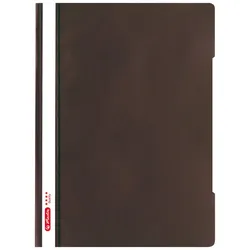 herlitz Schnellhefter Quality DIN A4 Kunststoff braun