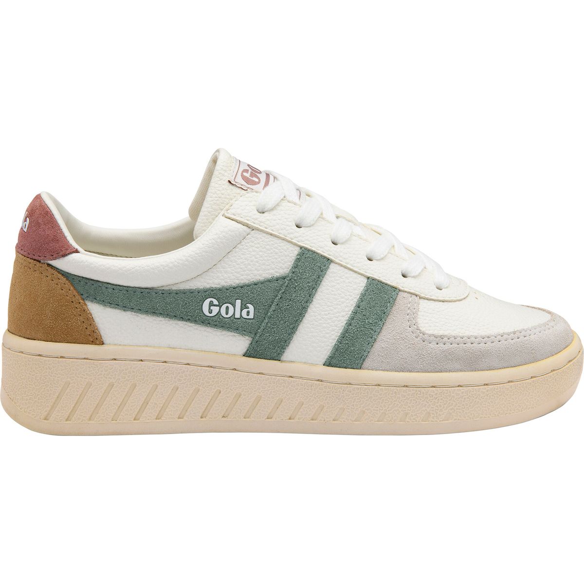 Gola Grandslam Trident Sneaker Women white/green mist/brownrose (NW) 38 CLA415-NW-38-whitegreenmistbrownrose