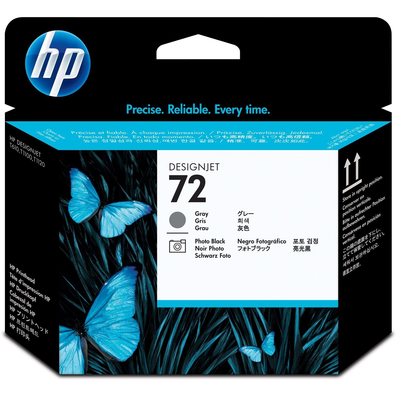 HP Tinte Nr.72 C9380A schwarz, grau