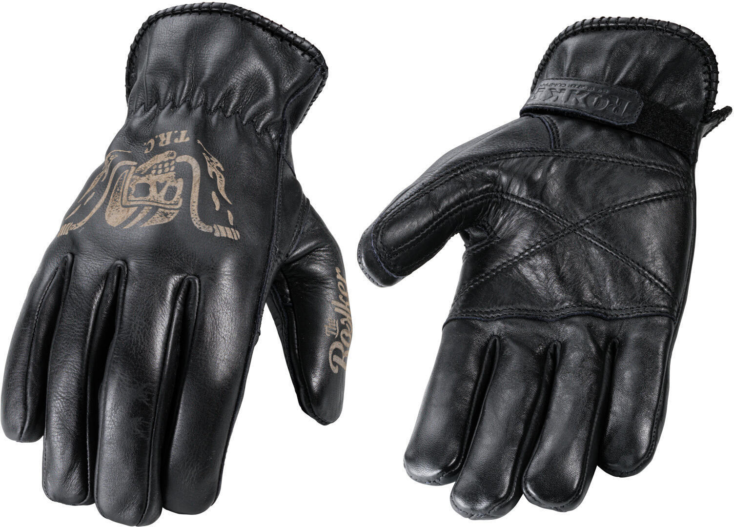 Rokker Tattoo Ape Motorrad Handschuhe 89031-01-2XL
