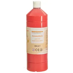 buttinette Schulmalfarbe in verschiedenen Farbtönen, 1000 ml